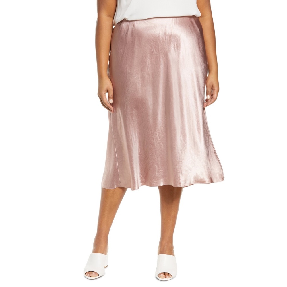 Vince Mauve Orchid Slip Skirt Size XXXL